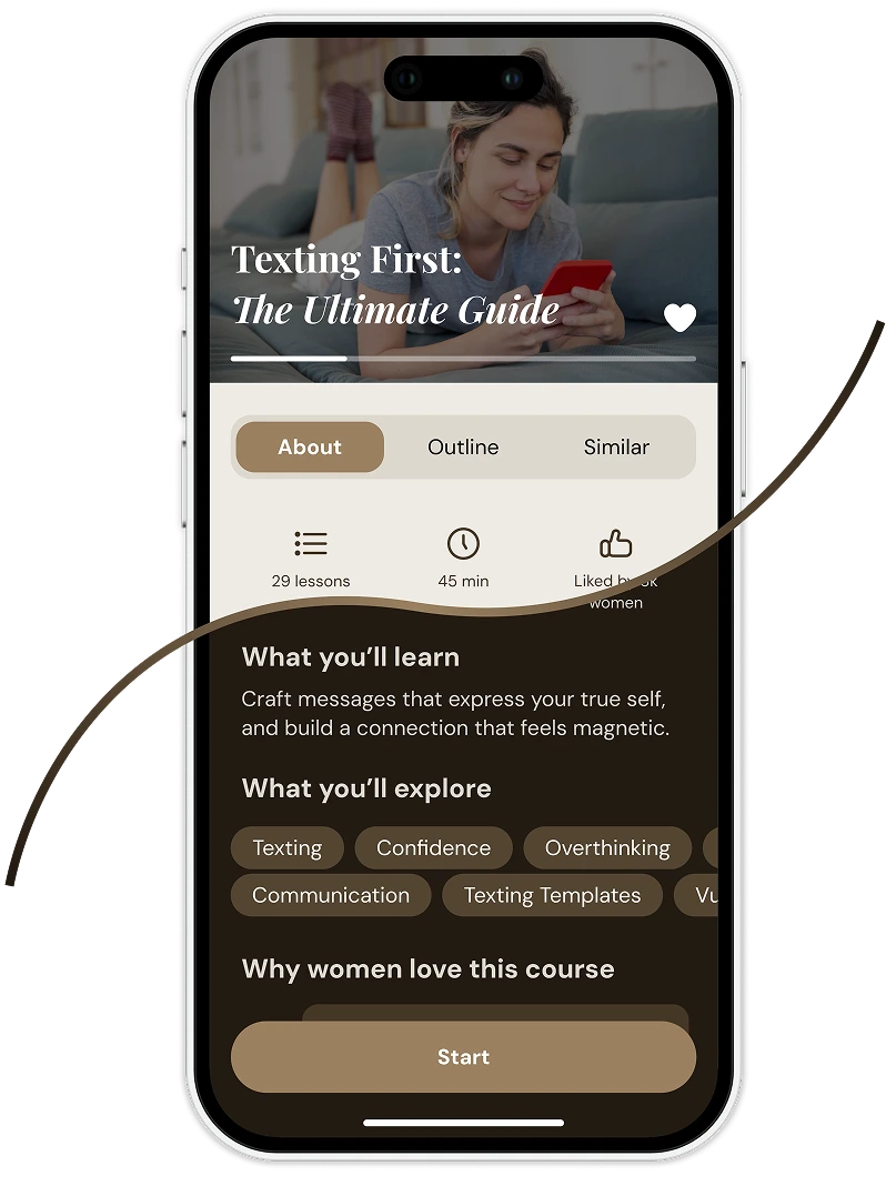 iPhone with the app