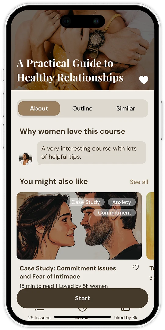 iPhone with the app