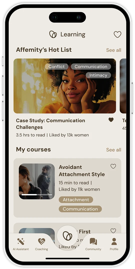 iPhone with the app